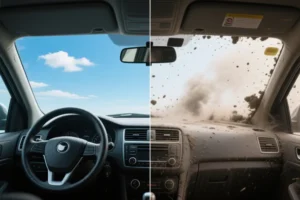 Чистый воздух в салоне авто — до и после очистителя