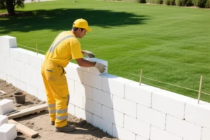 Строительстао из газобетоного блока 